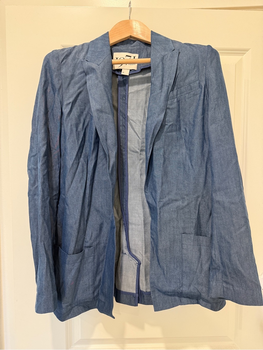 Reiss 1971 women’s lightweight denim style blazer SIZE M